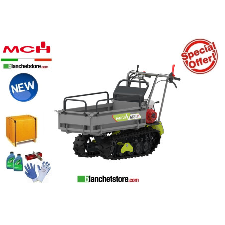 WHEELBARROW MINI TRANSPORTER MCH M500H Honda GX200 500 KG Hydraulic Tipping