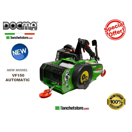 Forest Winch Docma VF150 Automatic Complete with STEEL rope (31029) d.6 x 60 Mt 980008