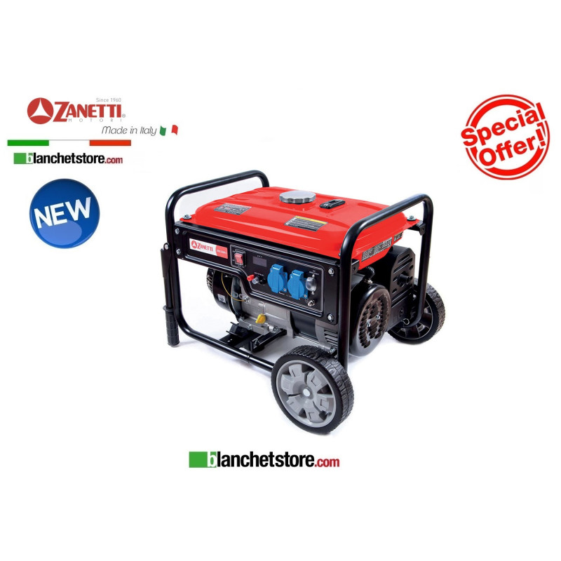 Generatore Zanetti ZBG 3300 C con AVR 220Volt 3,3kW