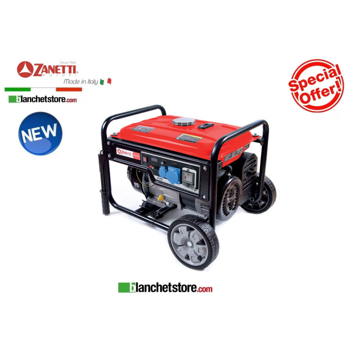 Power generator Zanetti ZBG 4500B C AVR 220Volt 4.4Kw Power generator Zanetti ZBG 4500B C AVR 220Volt 4.4Kw
