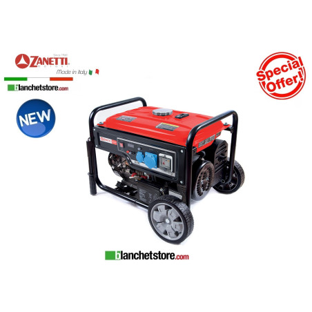 Power generator Zanetti ZBG 5500 CEA AVR 220Volt 5.5Kw EL.ST.