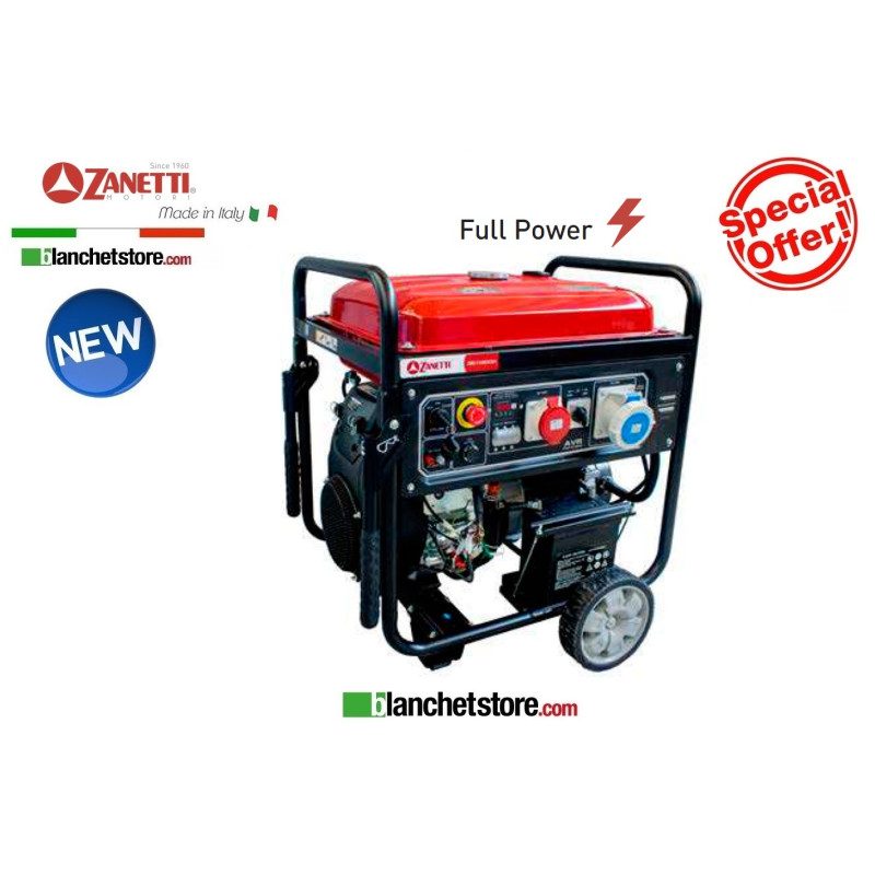 Generatore Zanetti ZBG 12003 C3EA con AVR 220/380Volt 12.5kW A.E