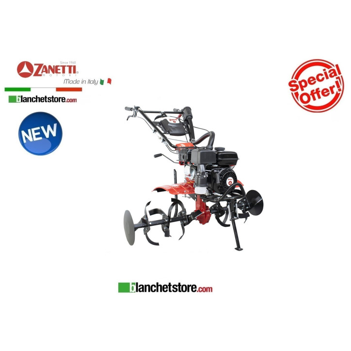 Motozappa Zanetti ZBT 70.21 SC 212cc Cambio 2+1 6,5HP Completa di fresa 90 cm