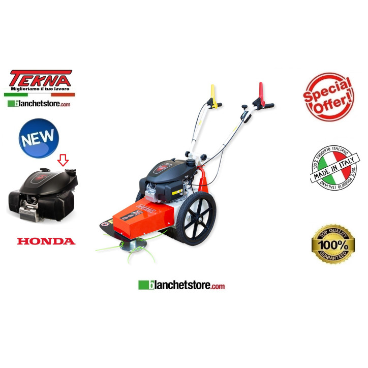 DECESPUGLATORE A RUOTE TEKNA TR 60 HONDA GCVX200 169cc 5HP DECESPUGLATORE A RUOTE TEKNA TR 60 HONDA GCVX200 169cc 5HP