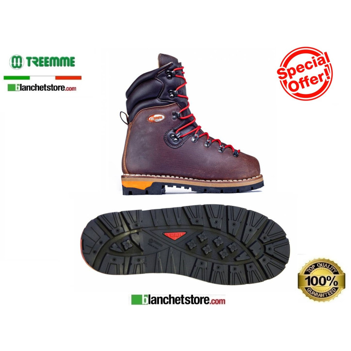 Treemme cut-resistant boot in water-repellent cowhide 1189 N.43