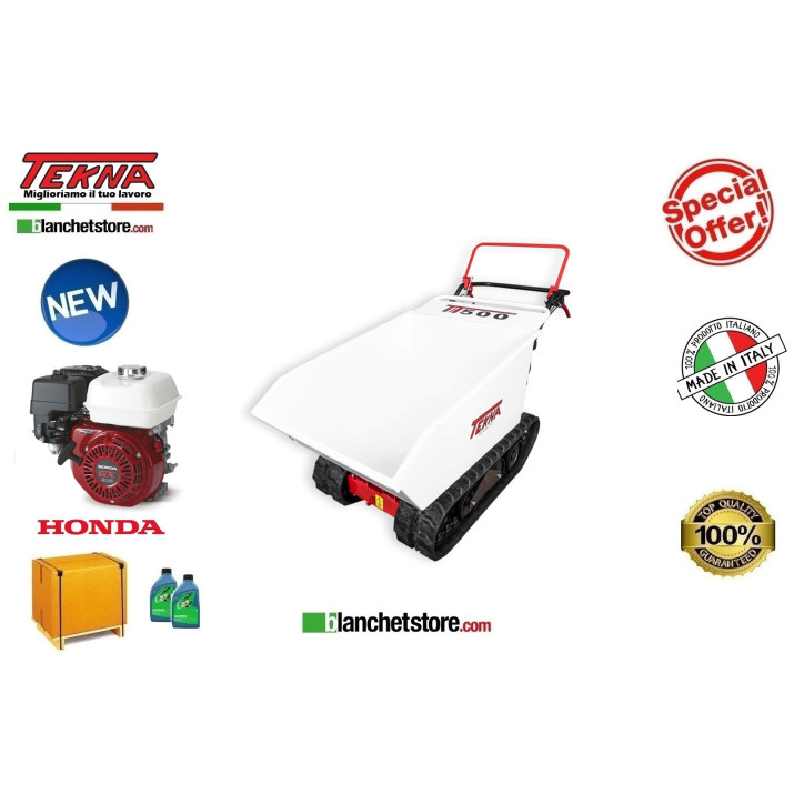 TRASPORTER TEKNA TT500 DUMPER HONDA GX200 RIB.IDR.500KG