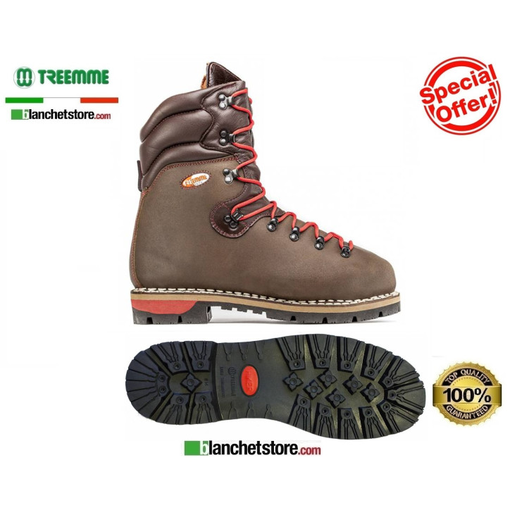 Treemme cut-resistant boot in water-repellent cowhide 1189 N.47