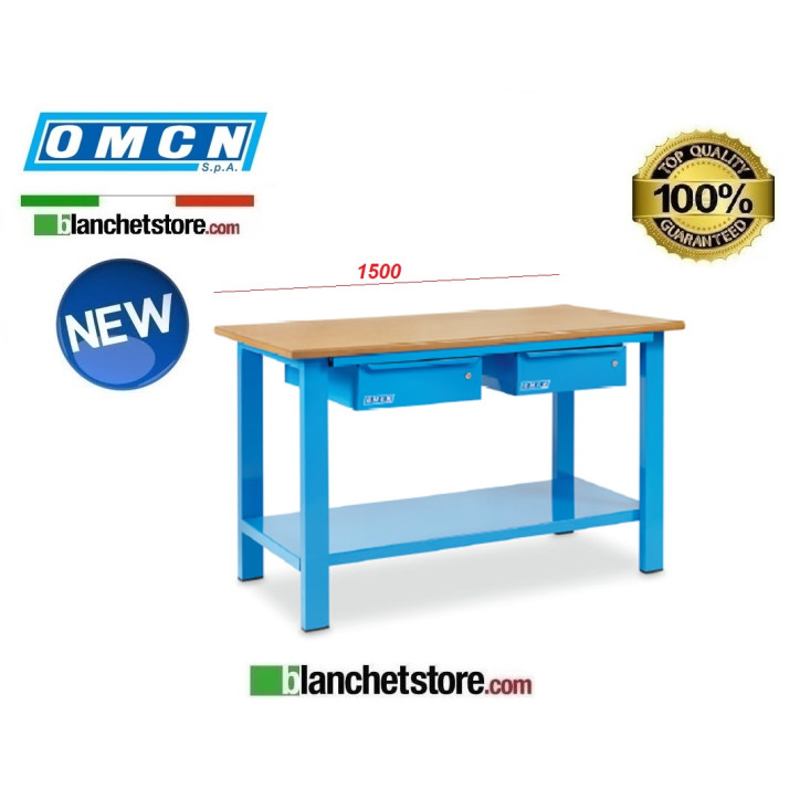 WORKBENCK IN STEEL OMCN art 1002PL COMPLETE WITH 2 DRAWERS WORKBENCK IN STEEL OMCN art 1002PL COMPLETE WITH 2 DRAWERS