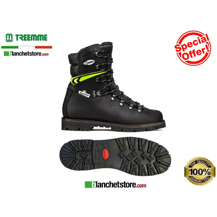 Stivale antincendio in pelle idrorepellente 204 N.45 Nero Stivale antincendio in pelle idrorepellente 204 N.45 Nero