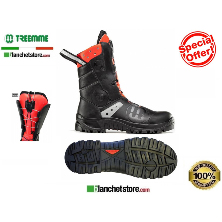 Botte de feu en cuir idrorep Treemme 91609 N.38 Orange