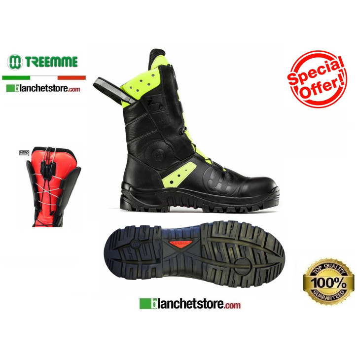 Botte de feu en cuir idrorep Treemme 91609 N.38 Jaune