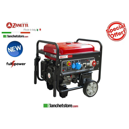 Generatore Zanetti ZBG 10003 CEA Benzina 220/380Volt 9,2kW AVR