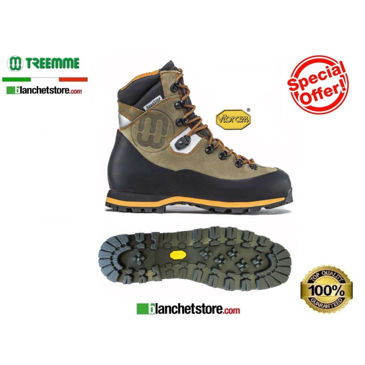Treemme nubuck Trekking Shoe 91517 N.45 acquastop micro light sole Green Treemme nubuck Trekking Shoe 91517 N.45 acquastop micro light sole Green