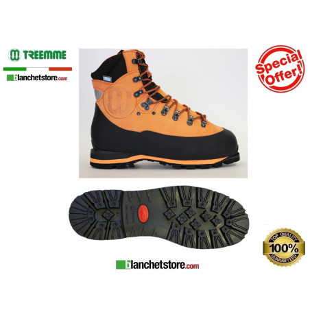 Botte anti-coupure Treemme peau 91217 N.38 Orange