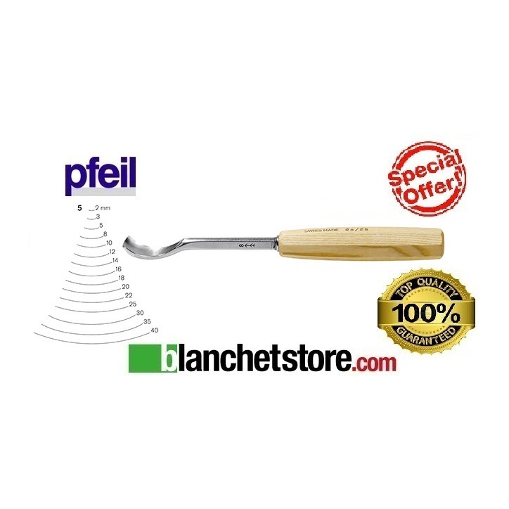 Carving chisels pfeil Fig 5A -16 mm Carving chisels pfeil Fig 5A -16 mm