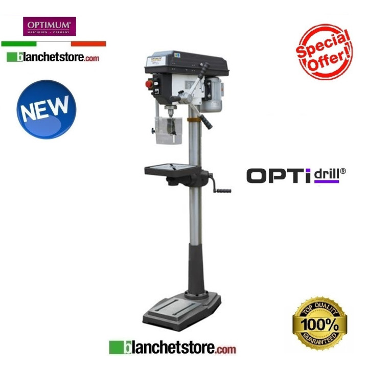 TRAPANO A COlONNA OPTIMUM TRASMISSIONE CINGHIA DQ25 220VOLT 3191047