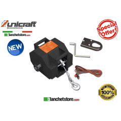 ARGANO ELETTRICO A FUNE UNICRAFT ESW 1360 12Volt TRAZIONE 13 Ton