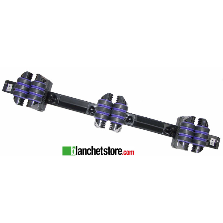Appendisci e bastoncini a parete tredicino a rulliere VIOLA Appendisci e bastoncini a parete tredicino a rulliere VIOLA