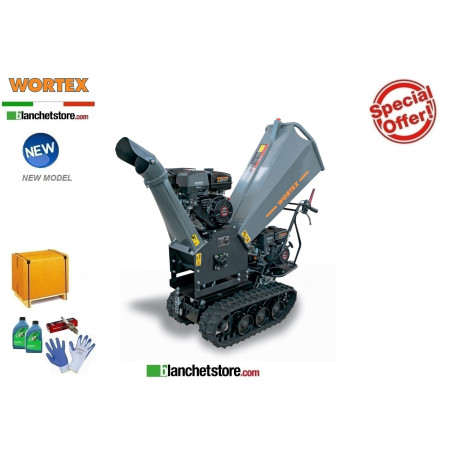 Biotrituratore cingolato a benzina Wortex Tiger D420/120L-420cc