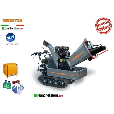 Shredder with tracks Wortex Tiger T210/100L- Loncin  210FA