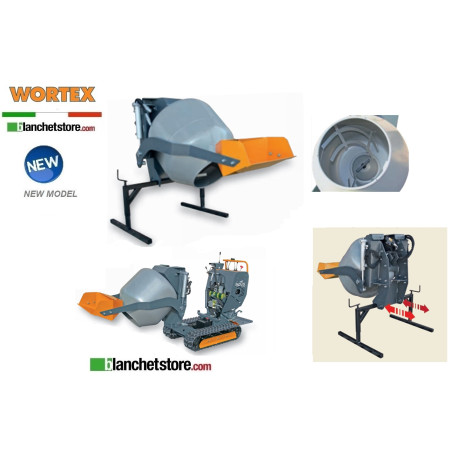 Concrete mixer kit for Dakota 600 Dual wheelbarrow
