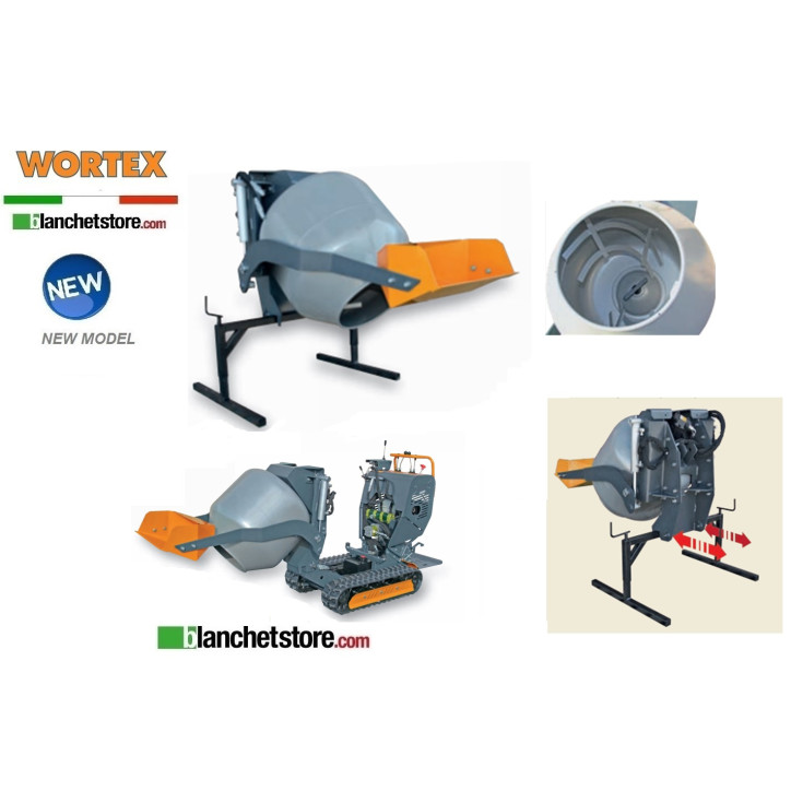 Concrete mixer kit for Dakota 600 Dual wheelbarrow
