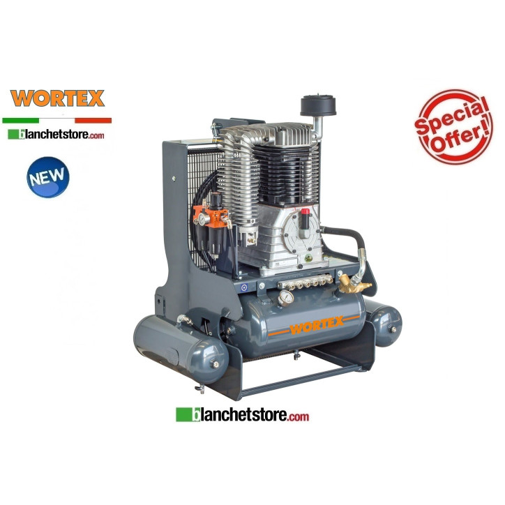 Compresseur pour tracteur Wortex Tractor 1600 25+20LT 40HP