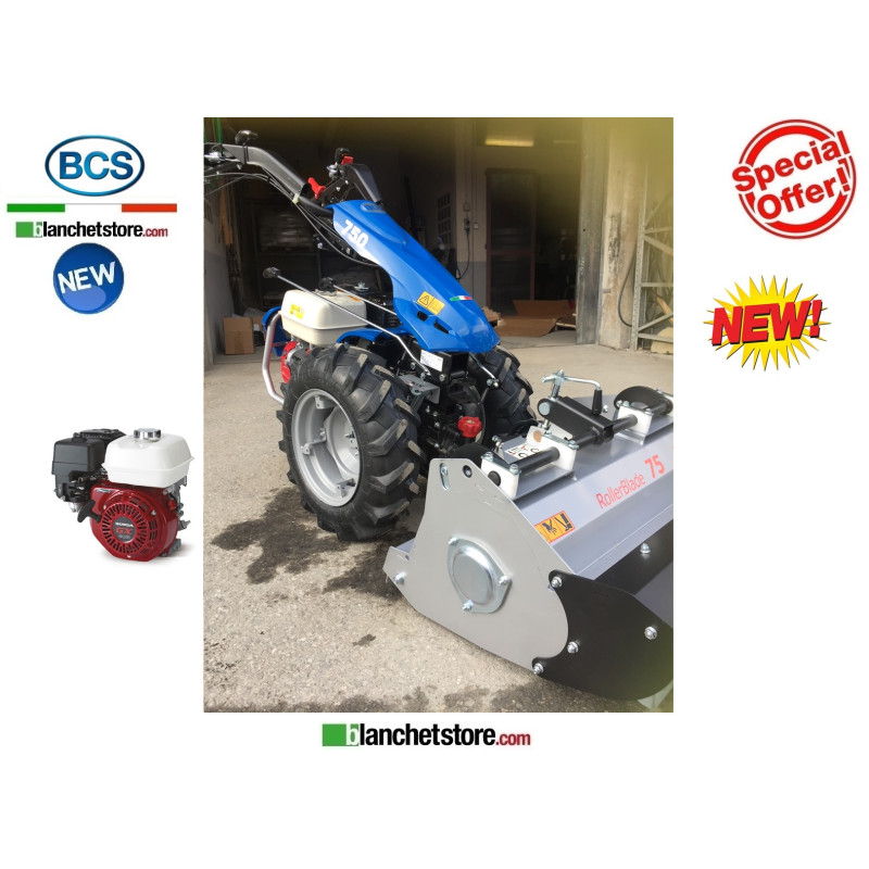 MOTOCOLTIVATORE BCS 750 Powersafe Honda GX390 + BLADERUNNER 75