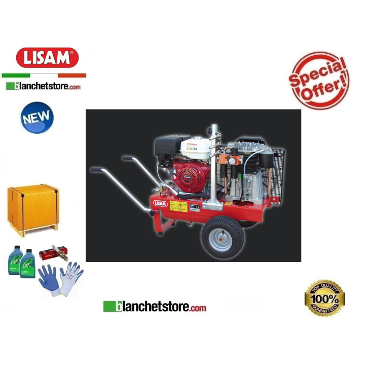 Compresseur a moteur LISAM LM 990/40 Honda GX340 Compresseur a moteur LISAM LM 990/40 Honda GX340