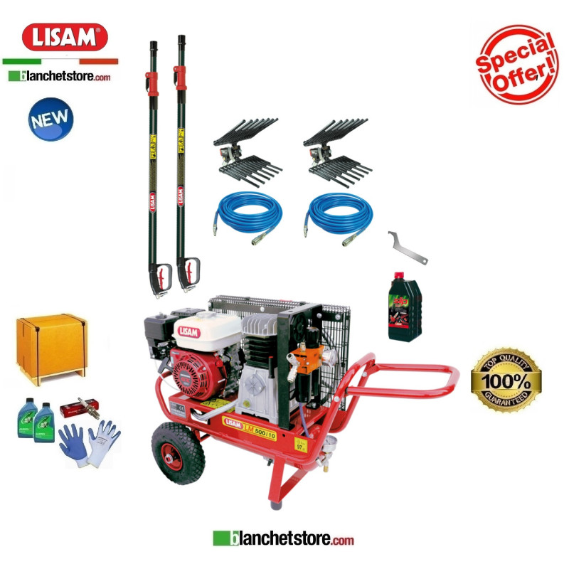 Kit HOOBY 2 compressore motore LISAM LM 500/10 Honda GX160