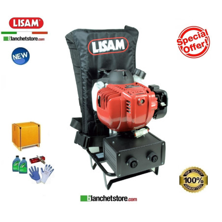 LISAM Eta Beta shoulder generator Honda 4T engine 450W