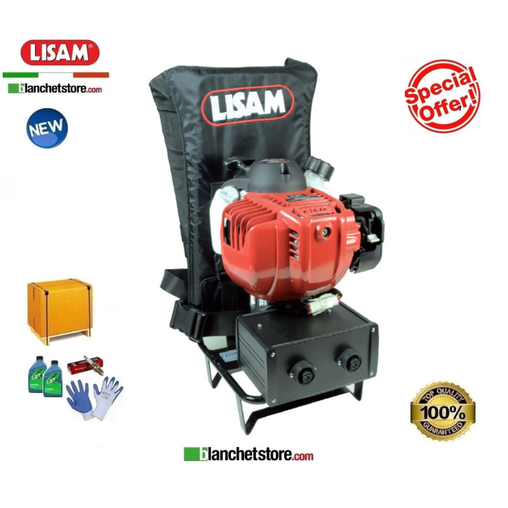 Generatore a spalla LISAM Eta Beta Motore Honda 4T 450W Generatore a spalla LISAM Eta Beta Motore Honda 4T 450W