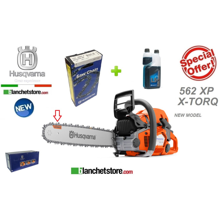 Chainsaw Husqvarna 562XP xTorq with guide 20"/50 + chaine