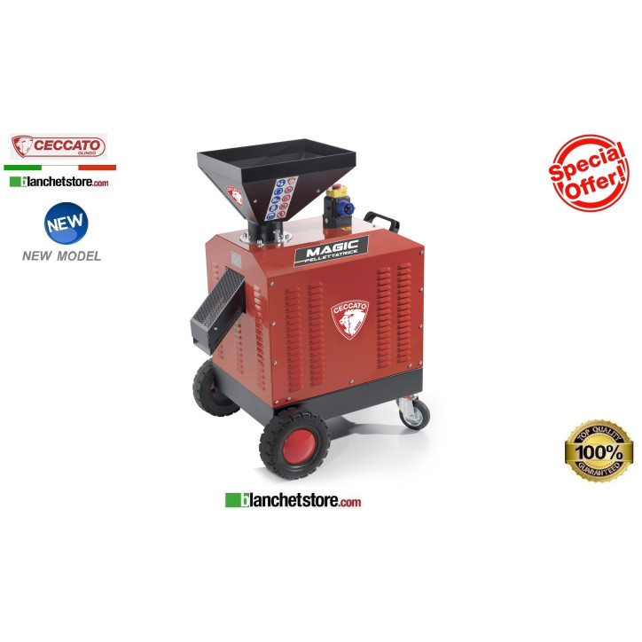 Ceccato Olindo Magic Electric wood pellet single phase 220V. 3HP Ceccato Olindo Magic Electric wood pellet single phase 220V. 3HP