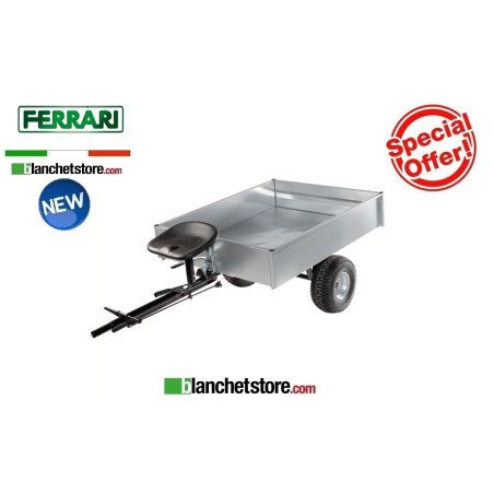 RIMORCHIO PER MOTOCOLTIVATORE FERRARI MT 500 V 500KG