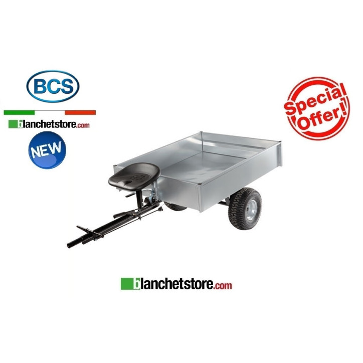 REMORQUE POUR MOTOCULTEUR BCS MT 500 V 500KG