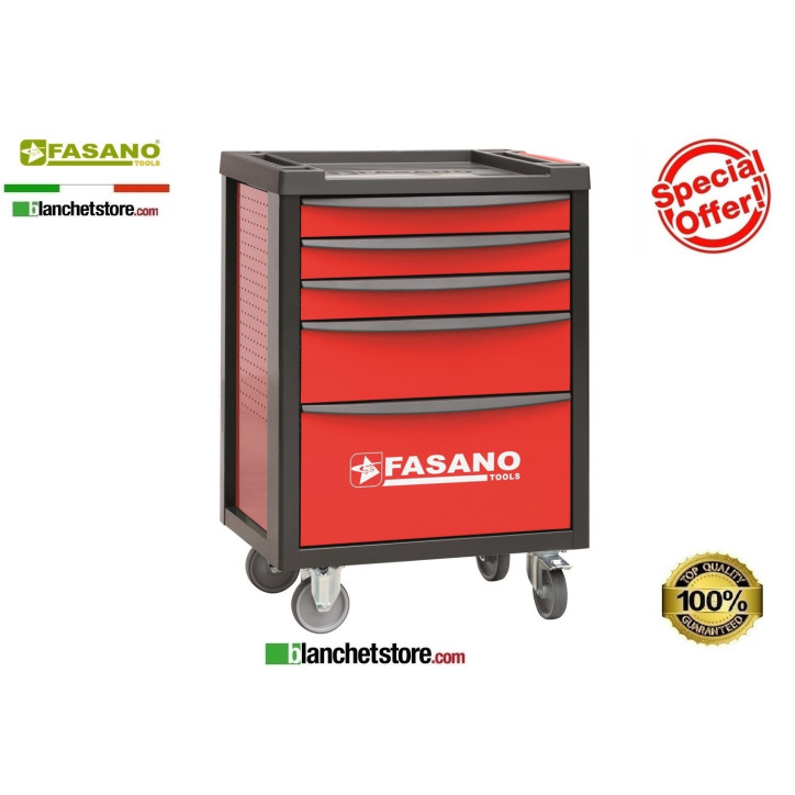 Tool trolley Fasano tools FG 100R/5T 5 drawers Tool trolley Fasano tools FG 100R/5T 5 drawers