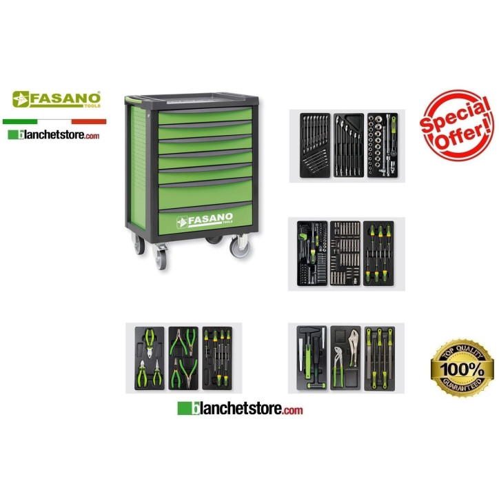 Tool trolley Fasano tools FG 100V/AS193 7 drawers Tool trolley Fasano tools FG 100V/AS193 7 drawers