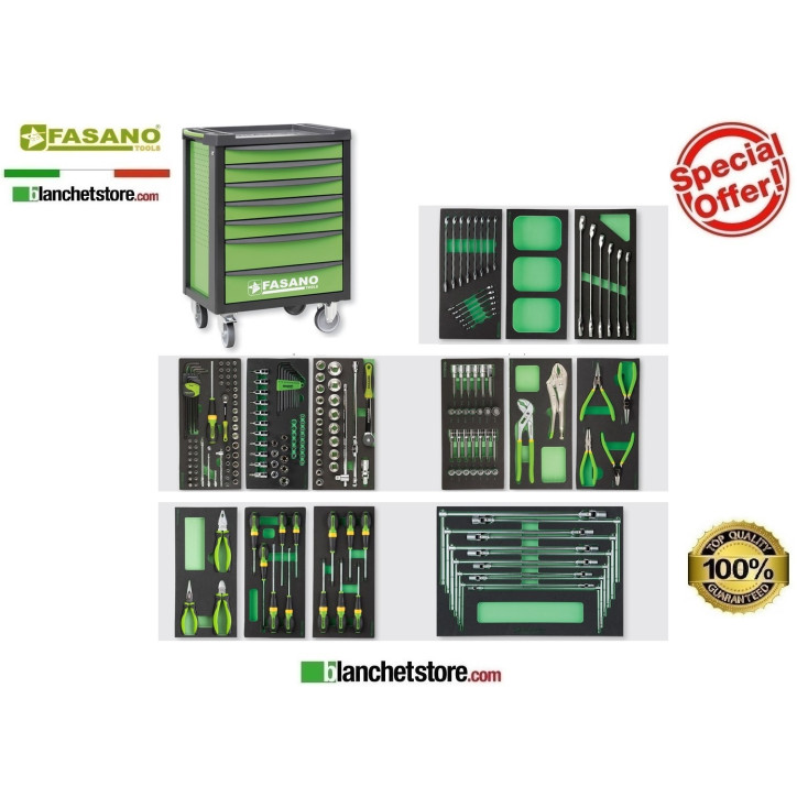 Carrello porta utensili Fasano tools FG 100V/AS214 7 cassetti Carrello porta utensili Fasano tools FG 100V/AS214 7 cassetti