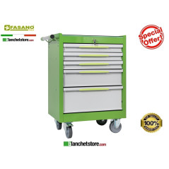 Carrello porta utensili Fasano tools FG 102V/5G 5 cassetti