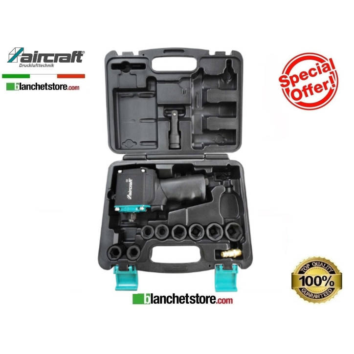 Set Visseues a chocs pneumatique Aircraft 2401208 raccord 1/2" Set Visseues a chocs pneumatique Aircraft 2401208 raccord 1/2"