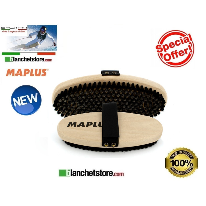 Oval Brush Maplus ski and snow hard steel MTO128 Oval Brush Maplus ski and snow hard steel MTO128