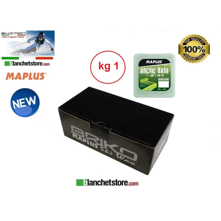 Wax MAPLUS ARTIC BASE GREEN Kg 1 MW0820 Wax MAPLUS ARTIC BASE GREEN Kg 1 MW0820