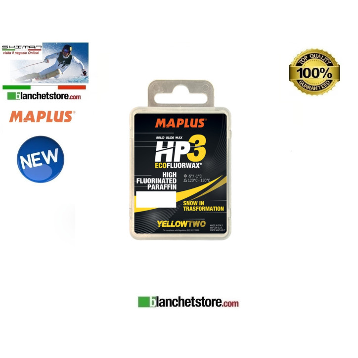 Fart MAPLUS HIGH FLUO HP 3 Boite 50 gr YELLOW 2 NEW MW0905N