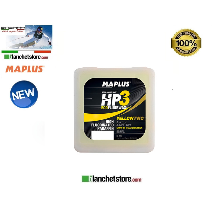 Wax MAPLUS HIGH FLUO HP 3 Box 250 gr YELLOW-2 NEW MW0915N