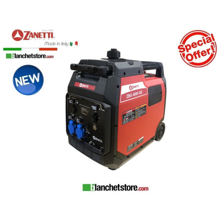 Power generator Leonardo inverter Zanetti ZBG 4000iSE 220V 3.8Kw