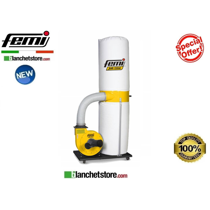 ASPIRATORE PER TRUCIOLI FEMI DC 351 PLUS CARRELATO 1500W 220VOLT