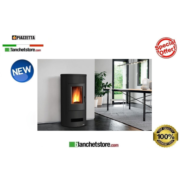 Stufa a pellet Piazzetta P 130 T Acciaio piano Maiolica 11Kw Stufa a pellet Piazzetta P 130 T Acciaio piano Maiolica 11Kw