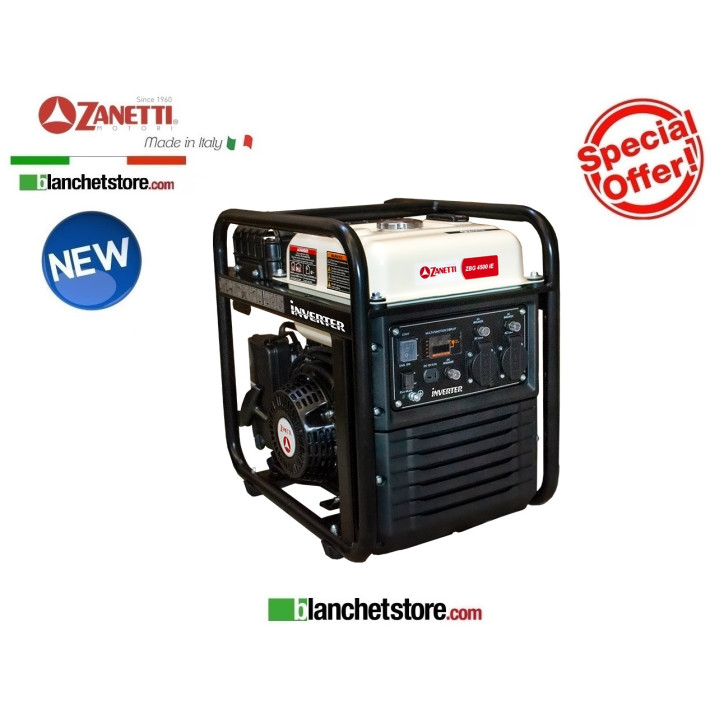 Generatore Leonardo inverter Zanetti ZBG 4500 iE 220V 4,6kW