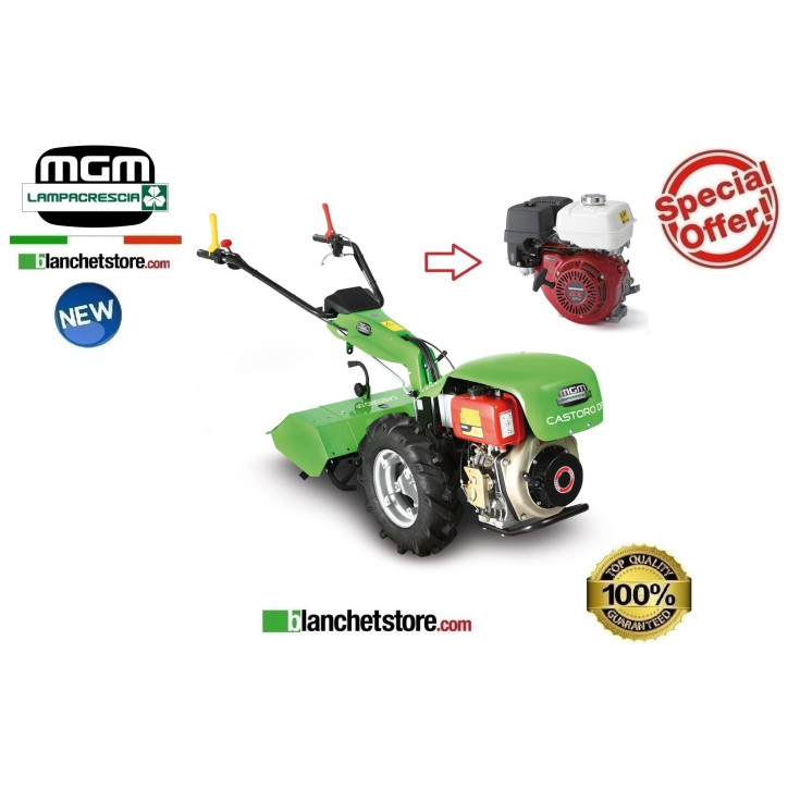 Motoculteur Lampacrescia Castoro DF Honda GX270 Fraise 65cm